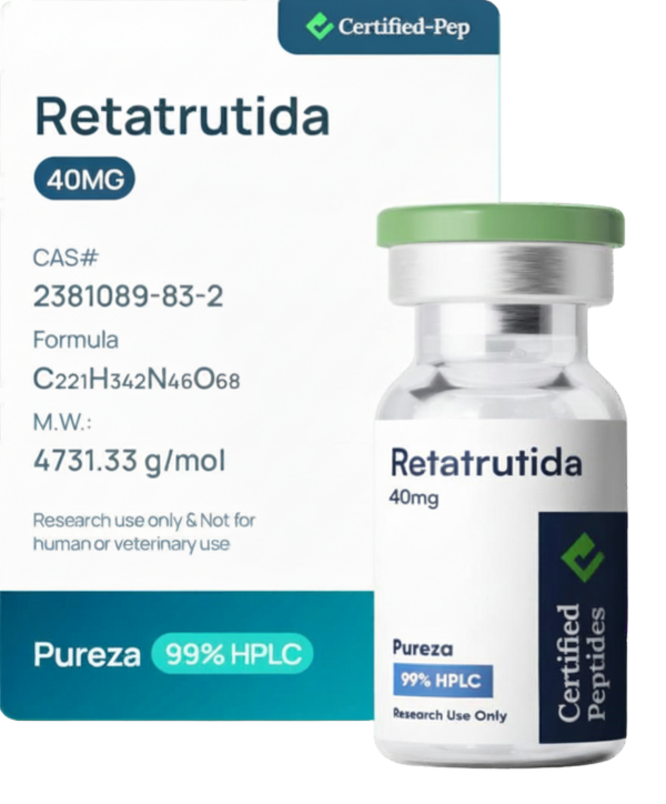 Retatrutida péptido de 40 mg