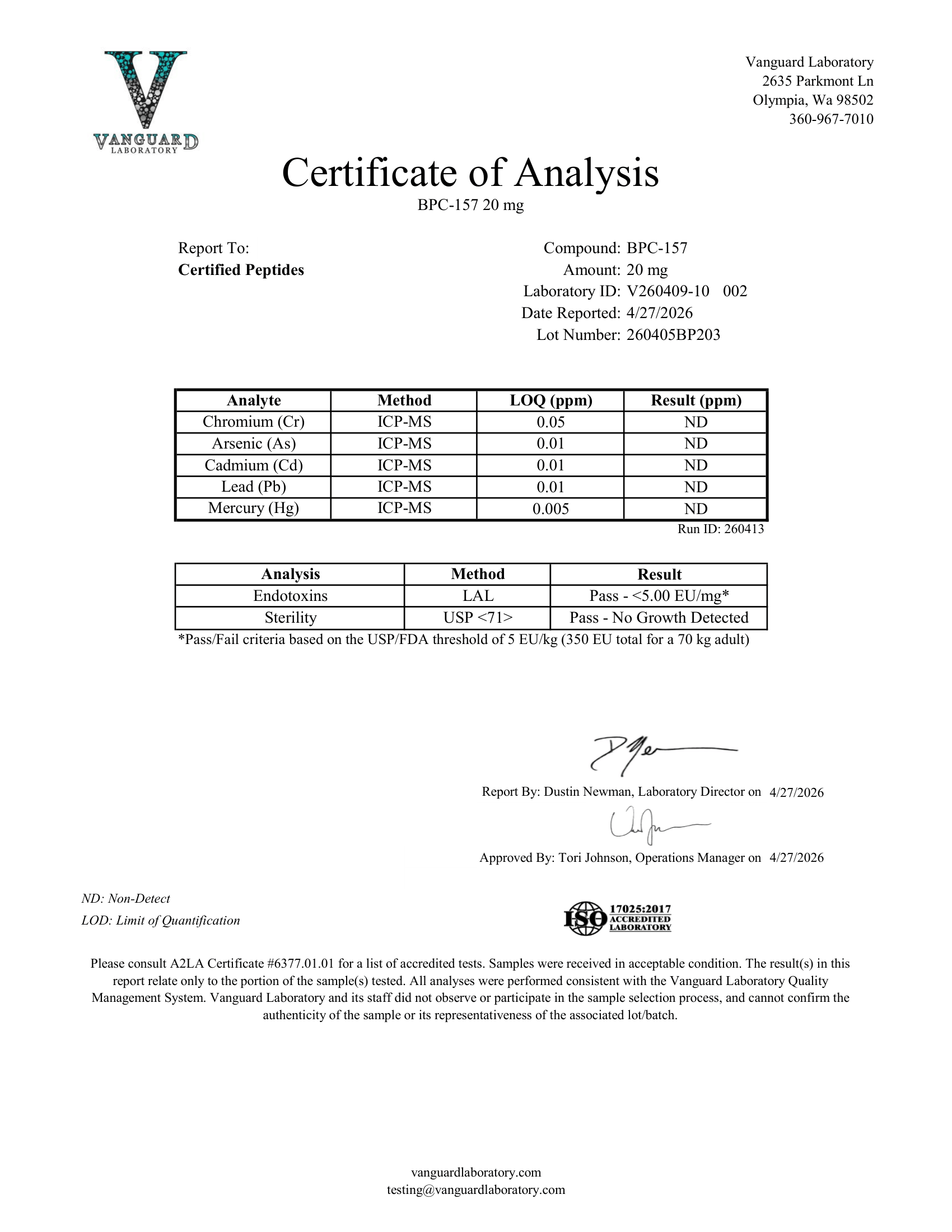BPC-157 20 MG - Image 2