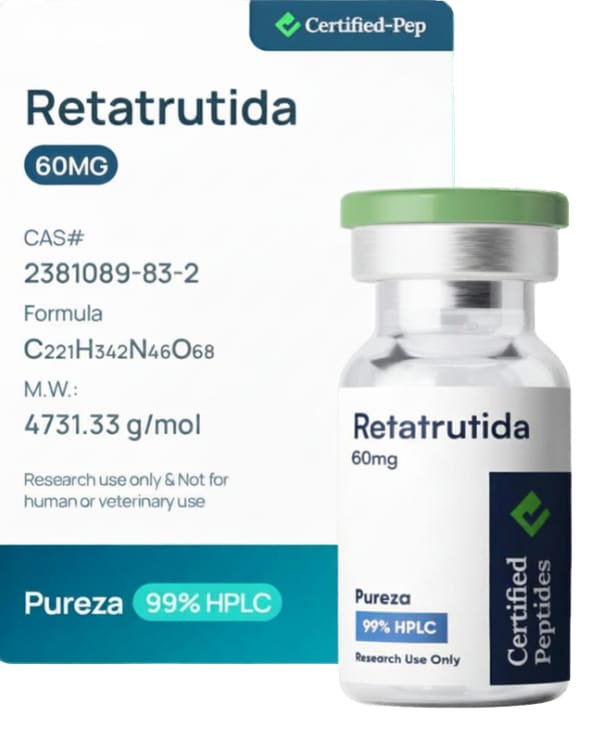 Retatrutida péptido de 60 mg