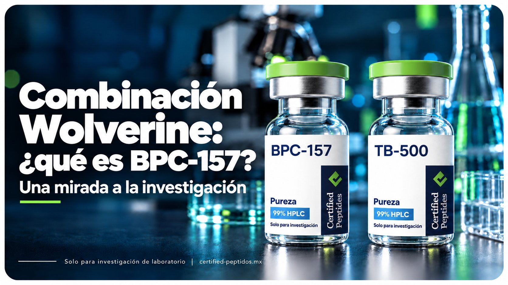 Combinación Wolverine: qué es BPC-157 + TB-500 y por qué se estudian juntos