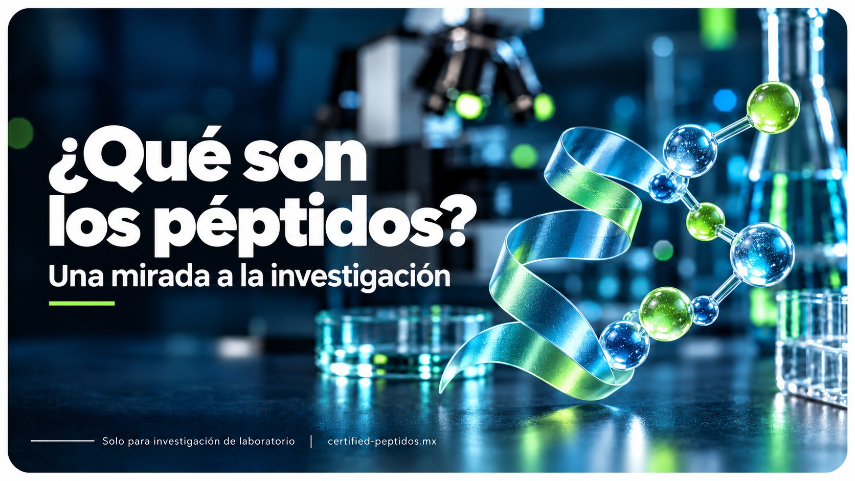 ¿Qué son los péptidos? Tipos, funciones y usos en medicina, piel y laboratorio