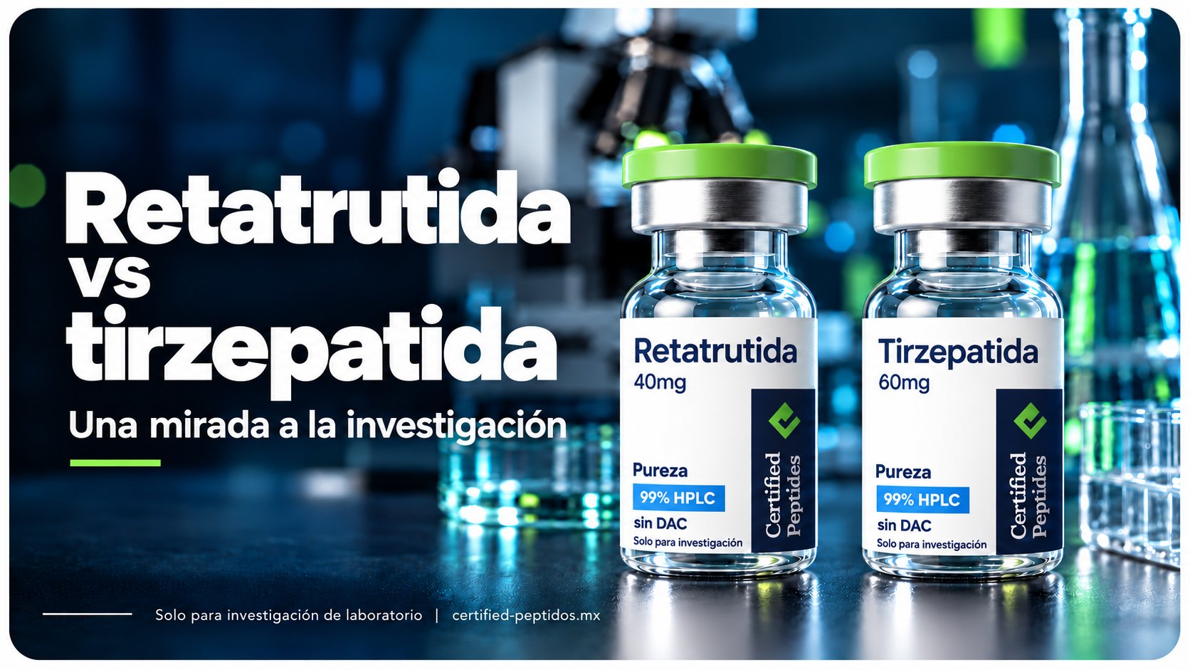 Retatrutida vs tirzepatida: diferencias en mecanismo, pérdida de peso y seguridad
